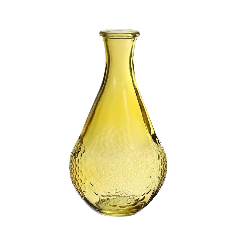 VASE DAHLIA H16X9CM CURRY