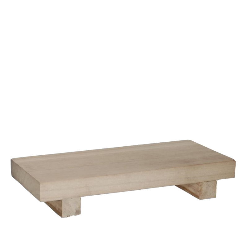 WOOD PLATE L20 B8.5 H3.5CM