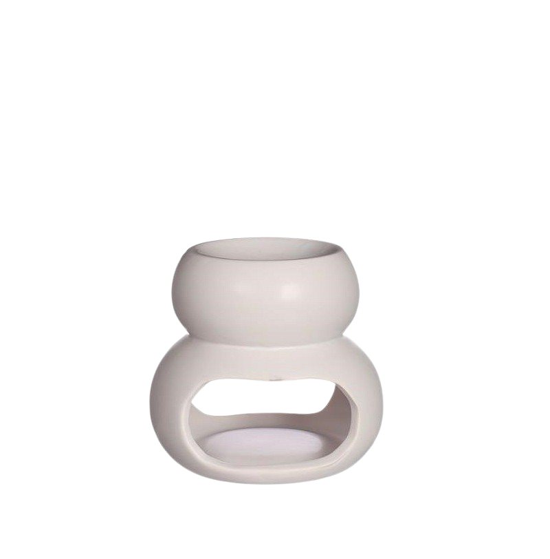 CHUBBY BURNER H9X10CM WHT
