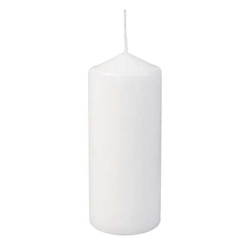 CANDLES PILLAR 5.8X15CM WHITE 44H Deventor