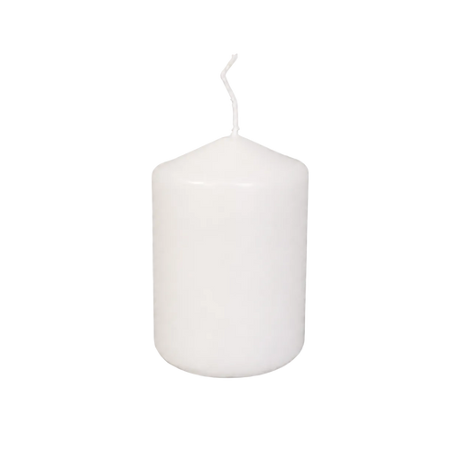 CANDLES PILLAR 5.8X8 CM WHITE 25Hrs Deventor