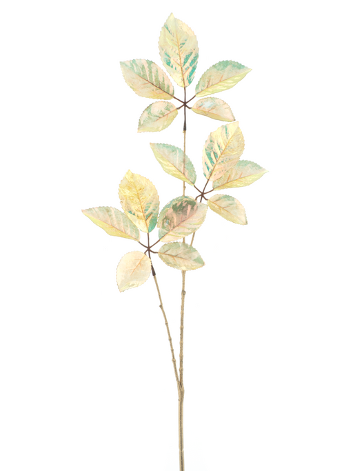 Artificial Gold Leaf Spray 82cm — SKU 73361-8