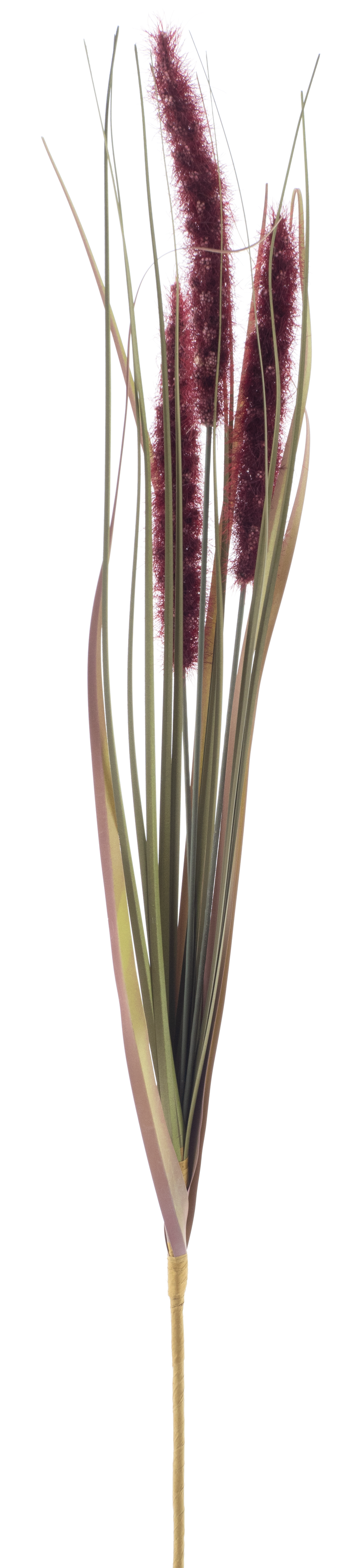 FOXTAIL SPRAY WITH GRASS RED 80CM