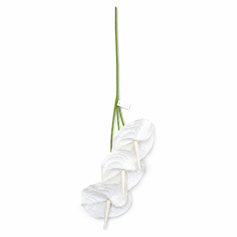ARTIFICIAL ANTHURIUM X3 WHITE Deventor