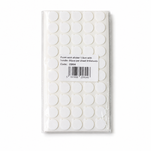 FOAMWICK STICKER 1.5CM W/HANDLE 500PCS Deventor