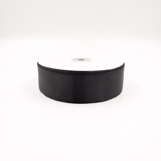 GROSGRAIN RIBBON BLACK 38X50M
