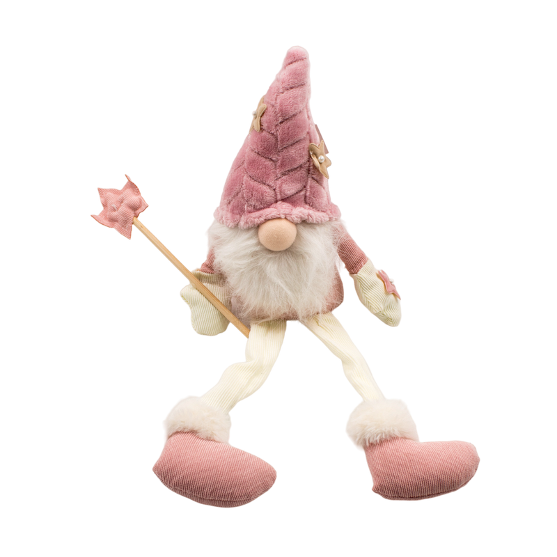 X-MAS SITTING GNOME 30X10X40CM