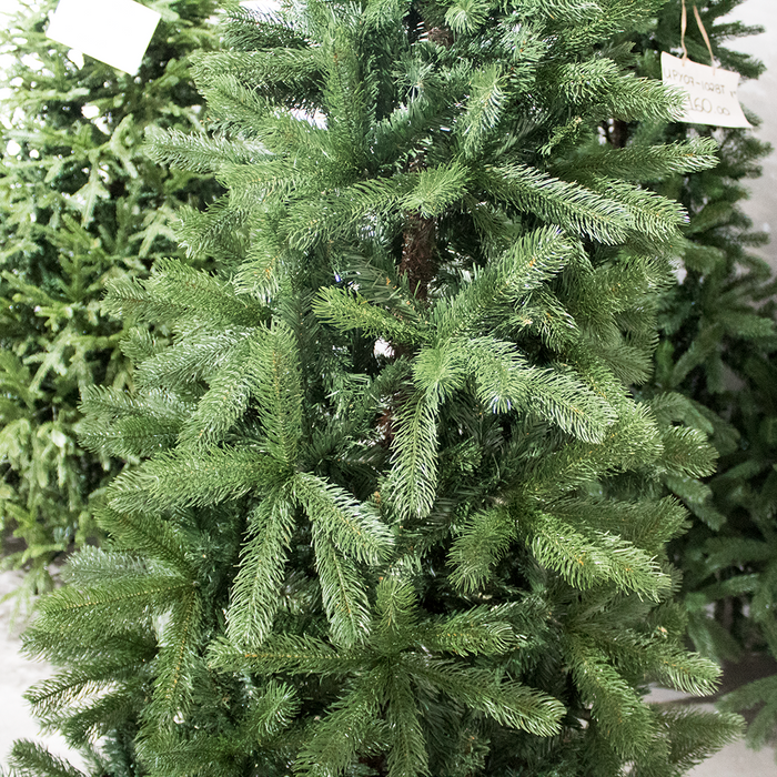 CHRISTMAS TREE HINGED SLIM 210cm