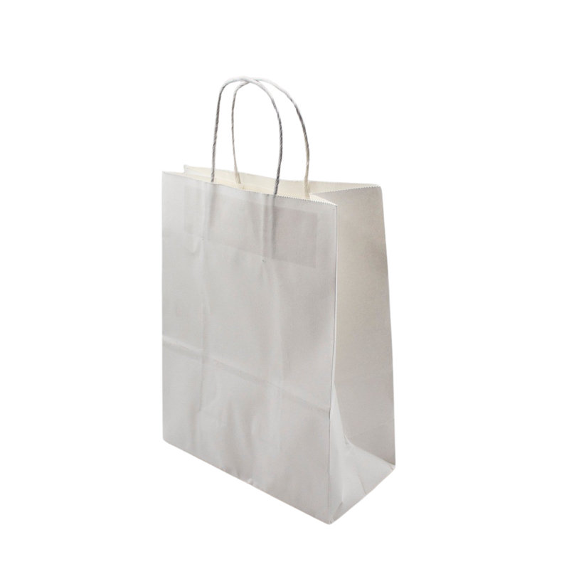 PAPER BAG 31X12X42CM WHITE