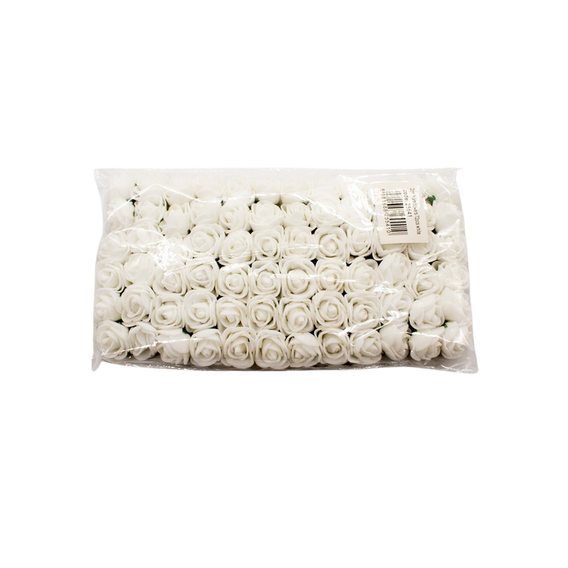 FOAM FLOWERS 2CM 72PCS