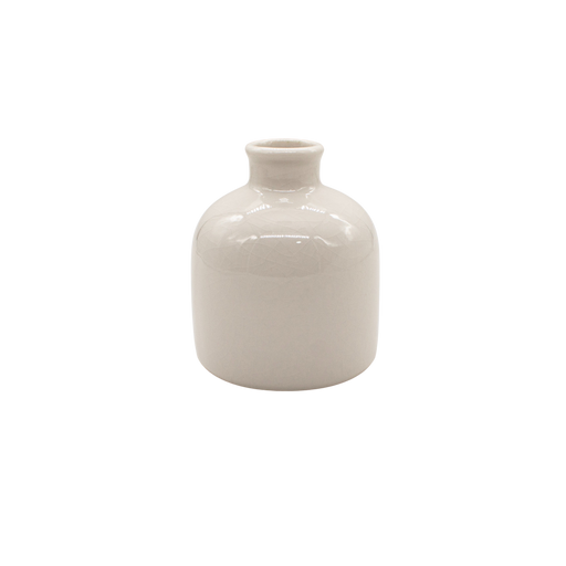 CERAMIC VASE WHT 11HX3D Deventor