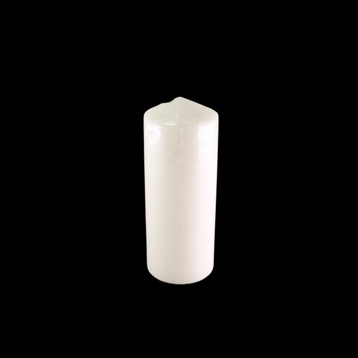CANDLE WHITE D7 X H18cm