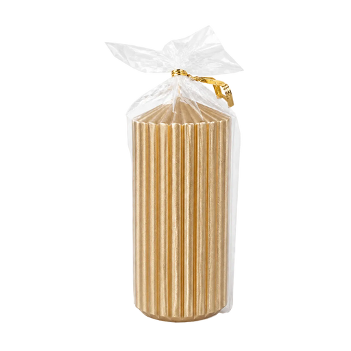 CANDLE PILLAR 6X15 GOLD 44H Deventor
