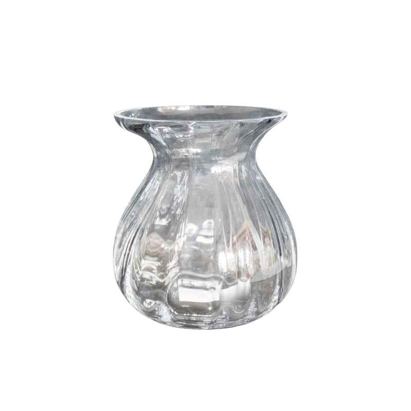GLASS VASE 9X17.5CM