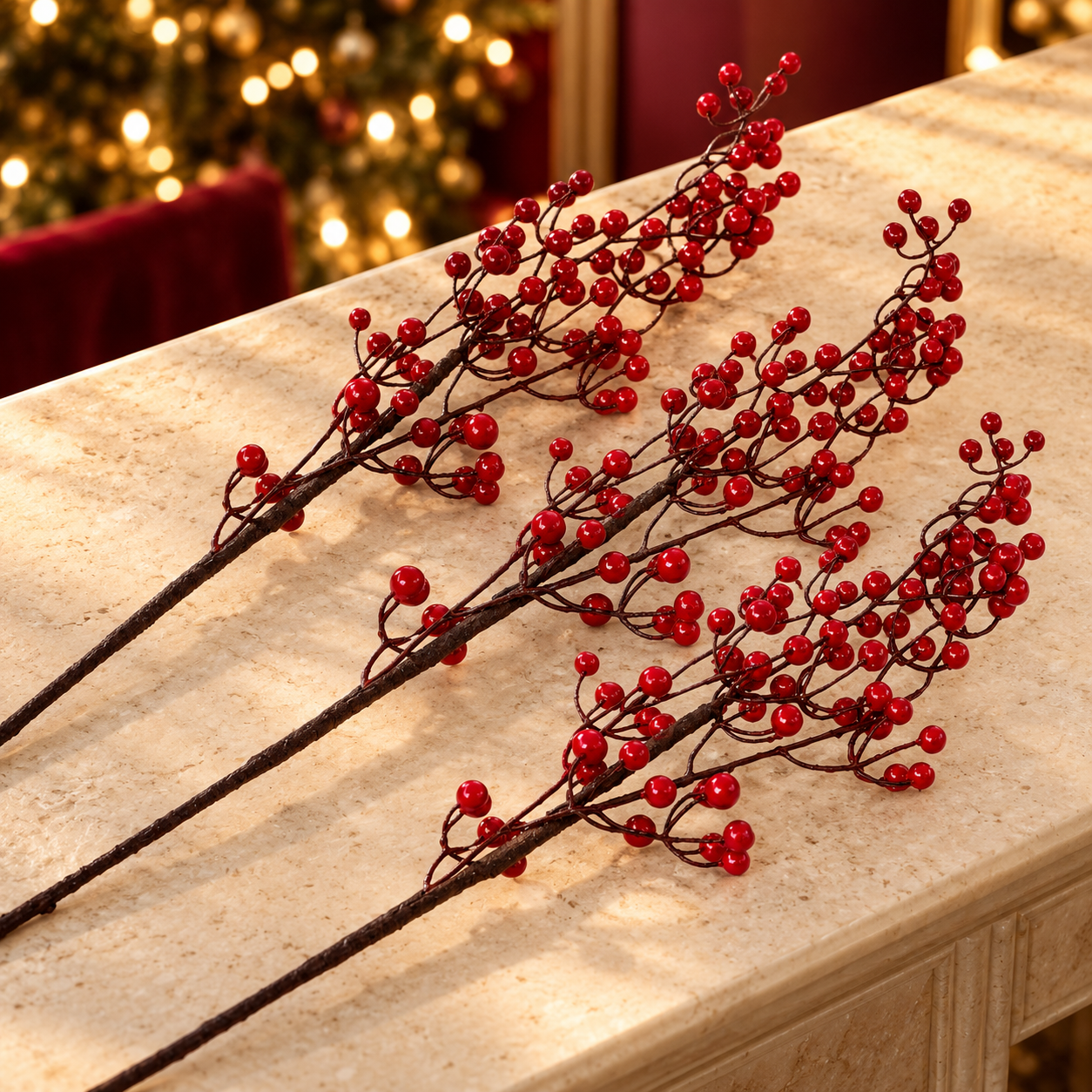 Deventor x mas branches products in a festive setting