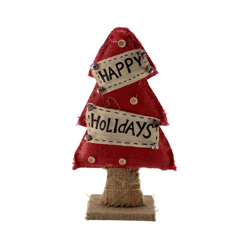 HAPPY HOLIDAYS TREE 40CM