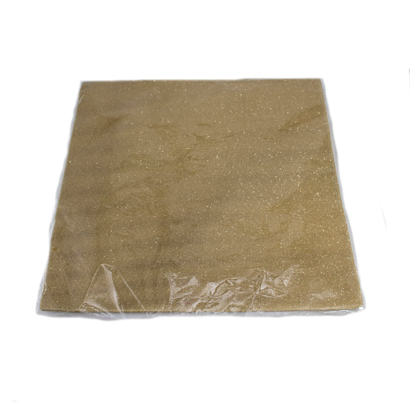 FABRIC SHEET 45X45CM 50PCS GOLD