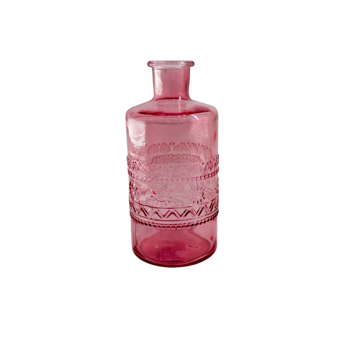 BOTTLE PINK 7.5HX14.5CM