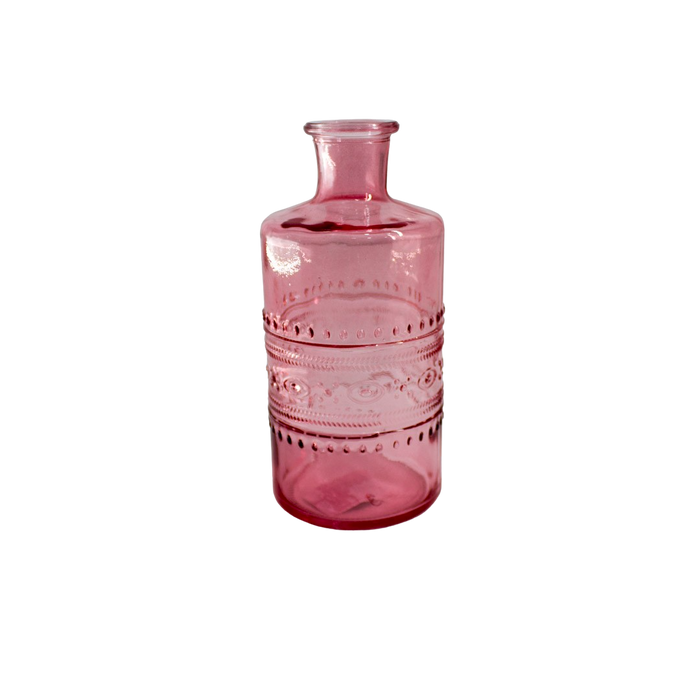 BOTTLE PINK 7.5HX14.5CM