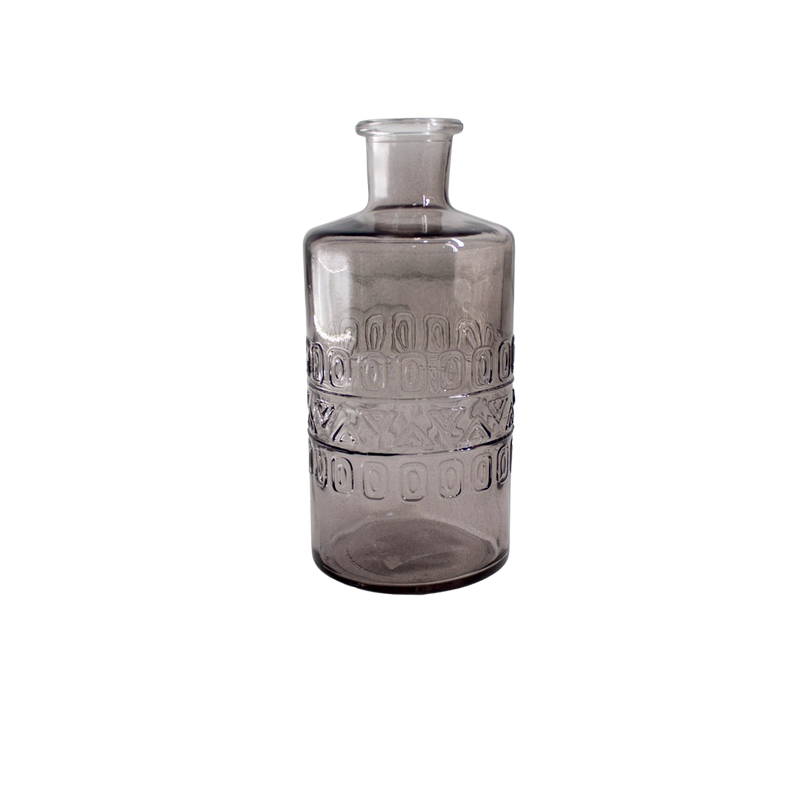 BOTTLE GREY 7.5HX14.5CM
