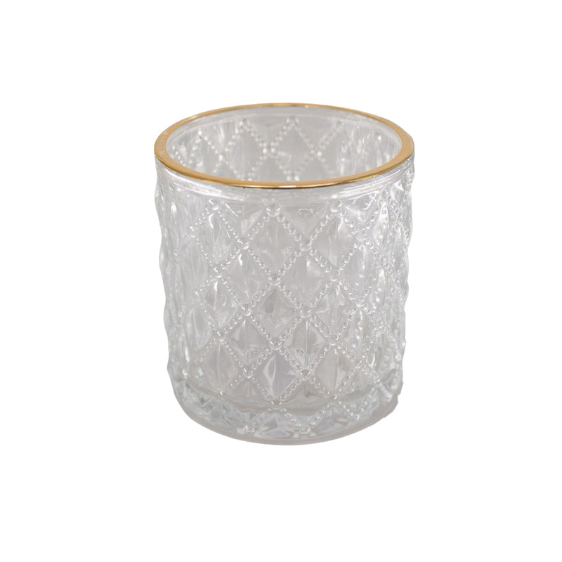 GLASS POT 7X7.5CM CLEAR