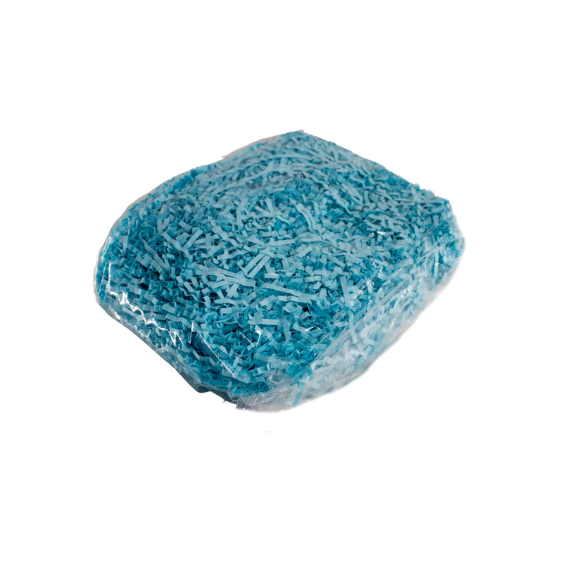 SHREDDED PAPER L/BLUE 100G