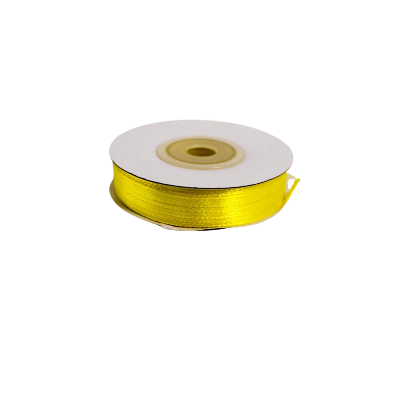 SATIN RIBBON YELLOW 3MMX50M