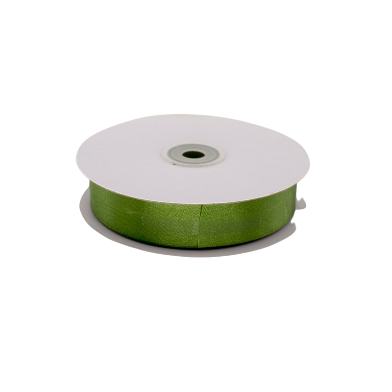 SATIN RIBBON GREEN 25MMX50M
