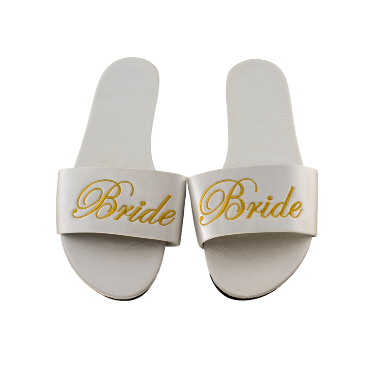 BRIDE SLIPPER WHITE