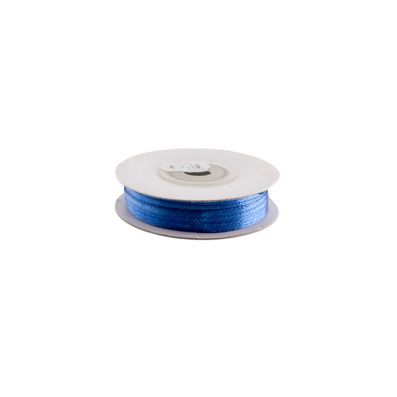 SATIN RIBBON BLUE 3MMX50M