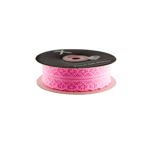 LACE RIBBON 2.8CMX20Y PINK