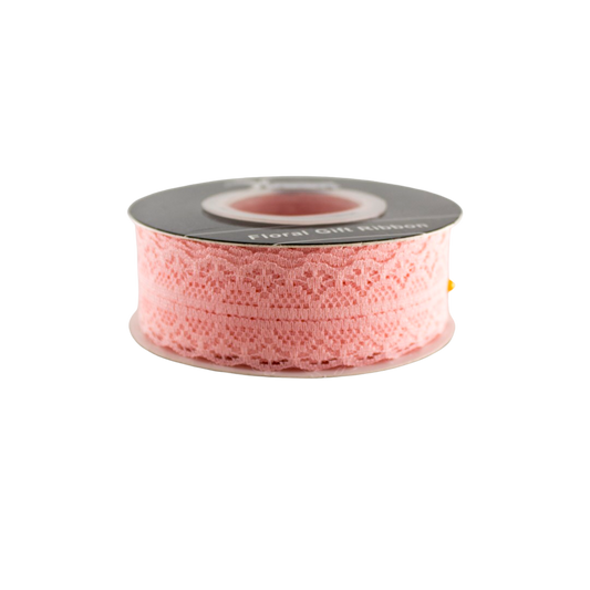 LACE RIBBON 2.8CMX20Y PEACH