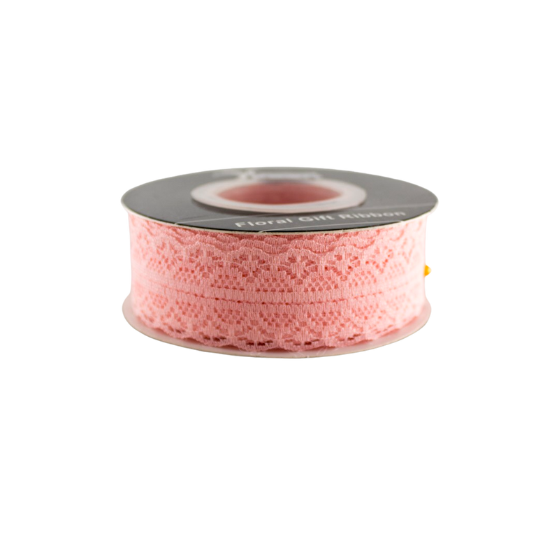 LACE RIBBON 2.8CMX20Y PEACH