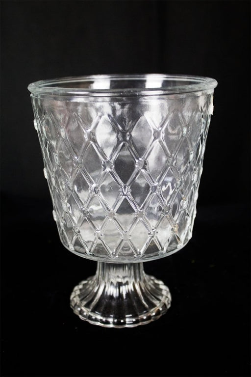 Clear vintage vase 17cm - Deventor