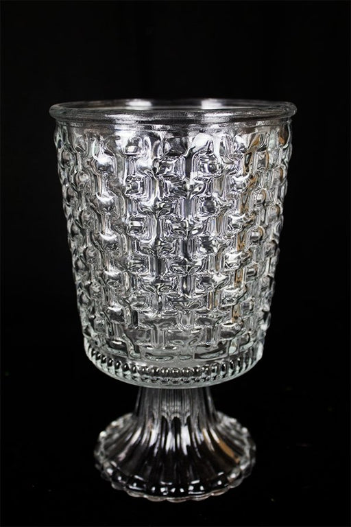 Clear vintage vase 22cm - Deventor