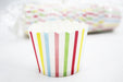 Cupcakes cups rainbow set of 25 - 5cm - Deventor