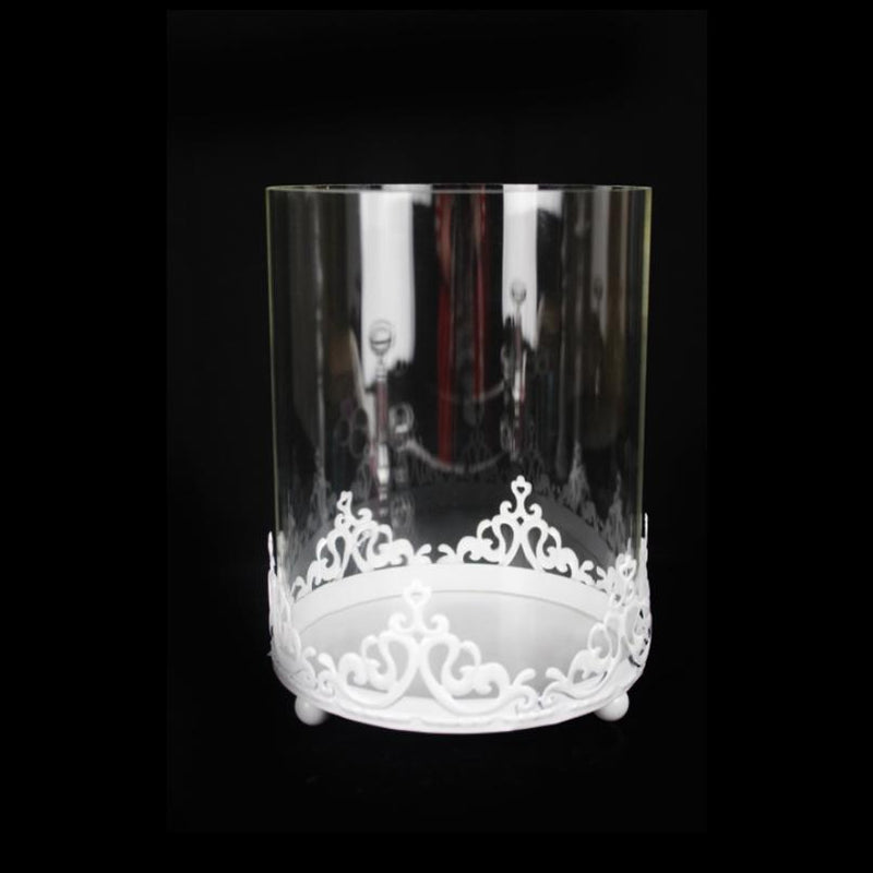 Glass candle holder 22cm - Deventor