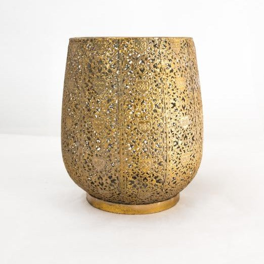 Golden candle holder 19cm - Deventor