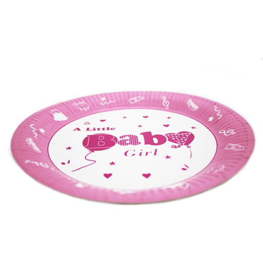 Plates a little baby girl set of 10 - 22cm - Deventor