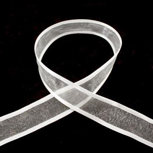 Ribbon organza with satin 20mmx50m - Deventor