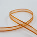 Ribbon organza with satin line 10mm x 50m - Deventor