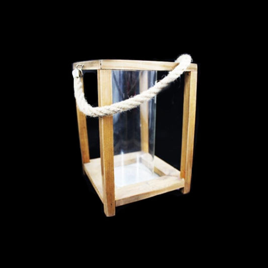 Wooden lantern 21cm - Deventor